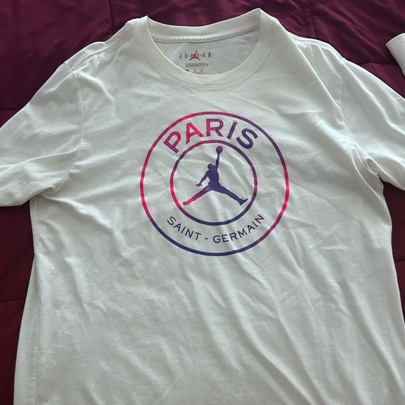 Jordan Other - JORDAN MEN PARIS SAINT-GERMAIN LONG SLEEVES TEE (WHITE)